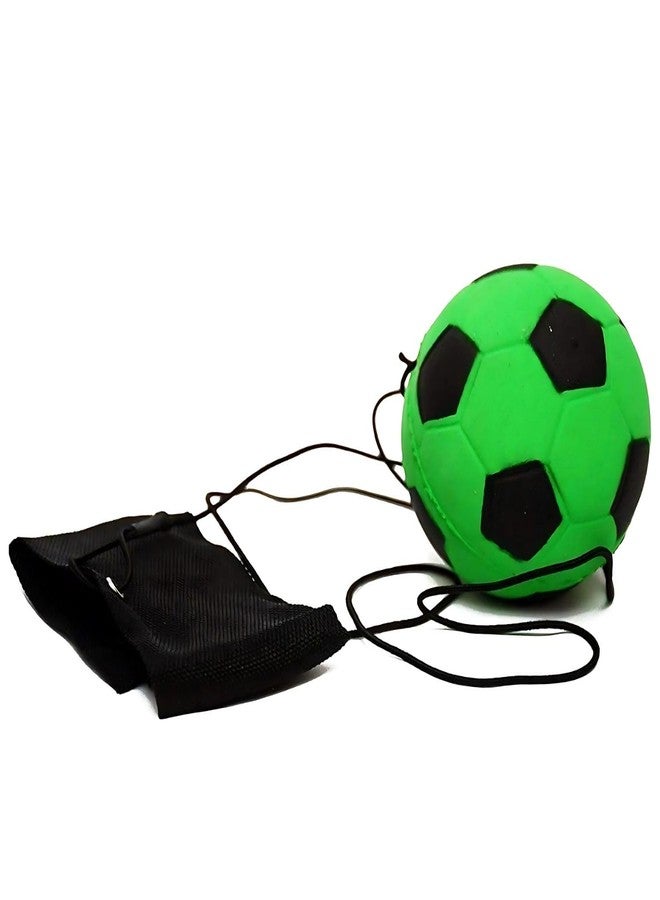 Crackles Crackles Wrist Ball | String Attached Ball | Yoyo Ball | Bouncy Rubber Return Ball | Birthday Party Gift For Children, Kids And Toddlers (Pack Of 1)- Multi Color - Image 1